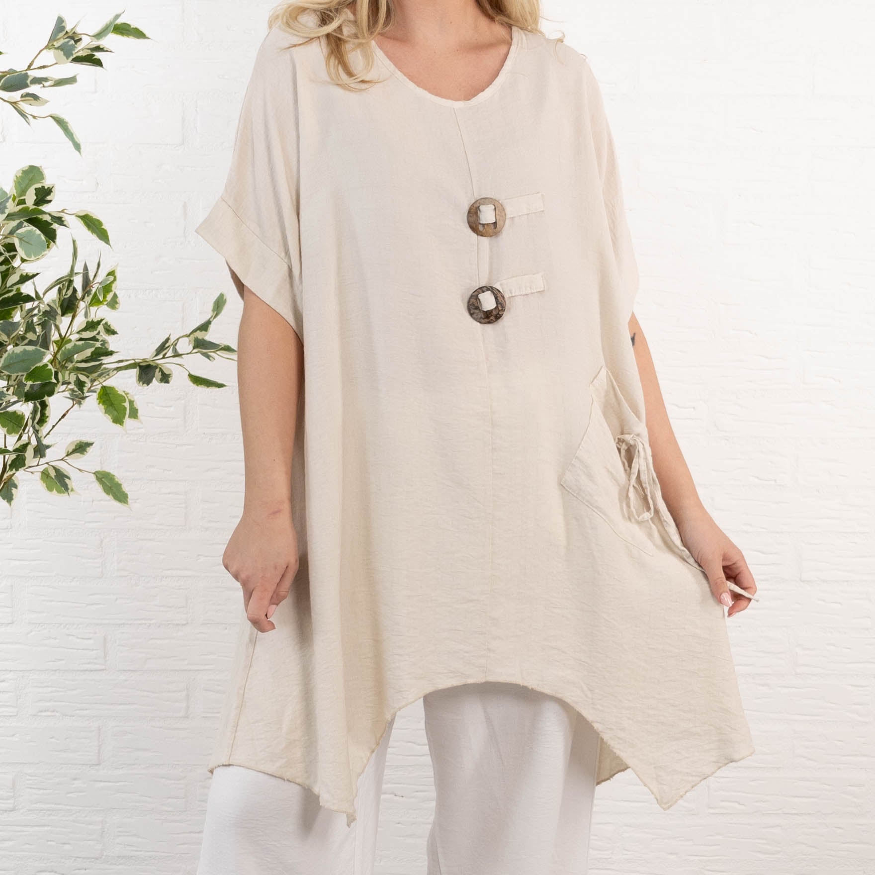 Janni tunika, Beige