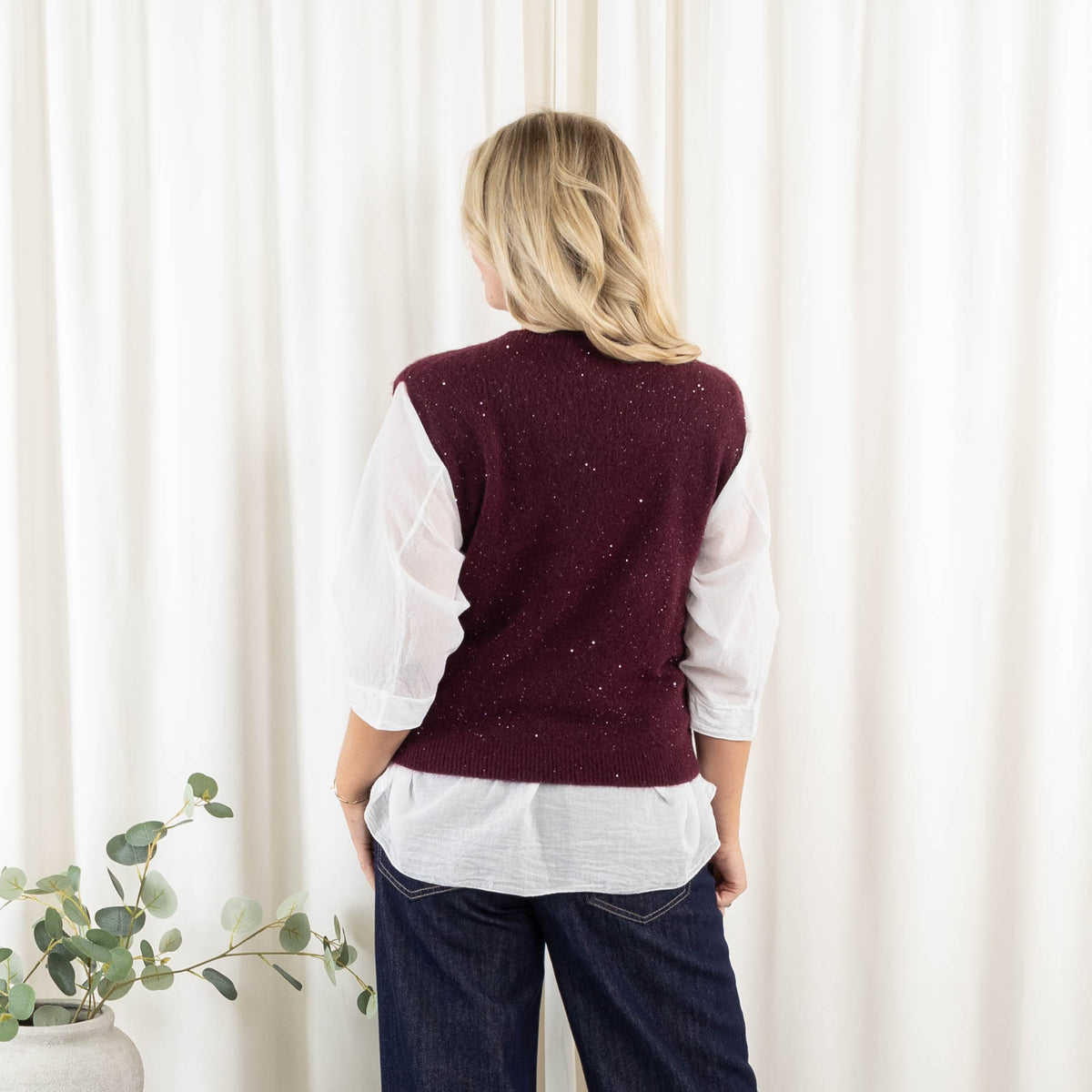 Marie pullover, Purple