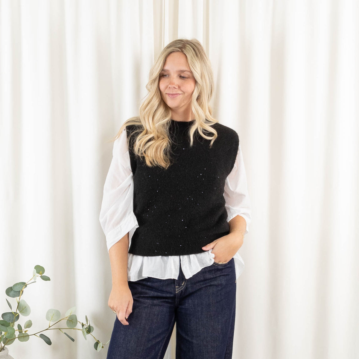 Marie pullover, Sort