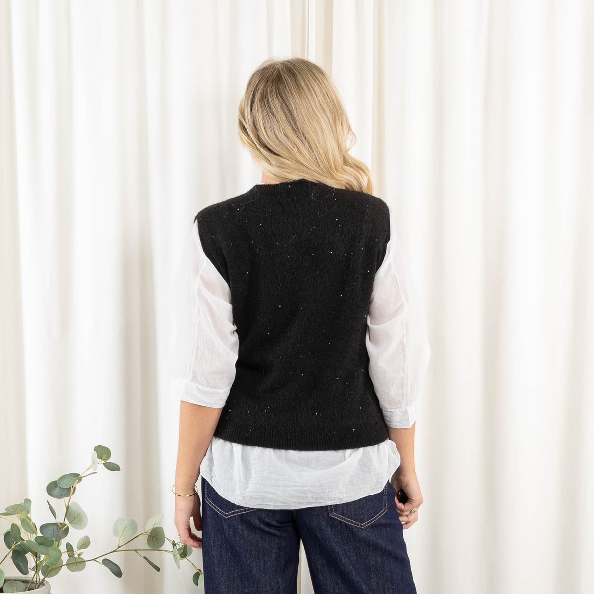 Marie pullover, Sort