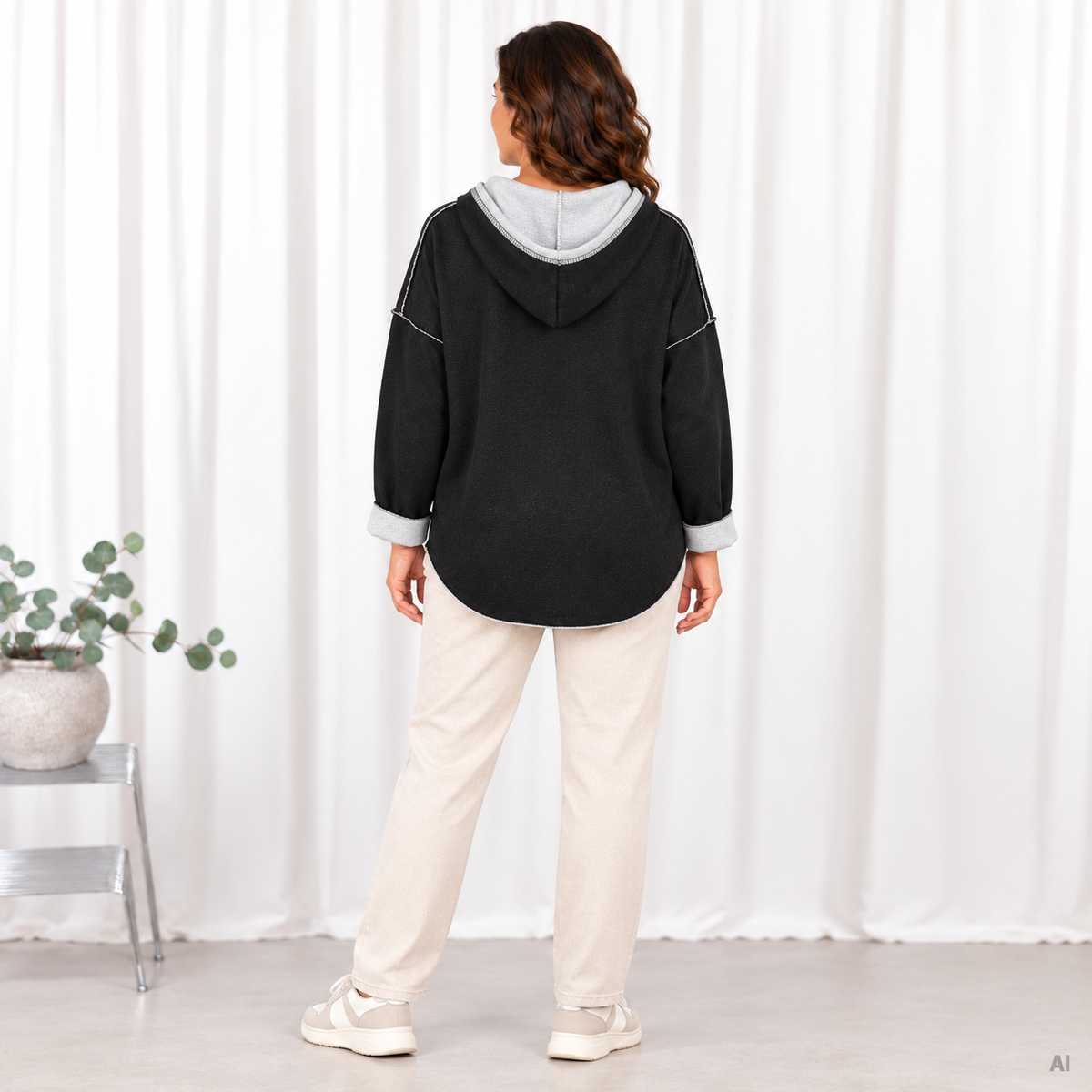 Harper sweatshirt, Sort