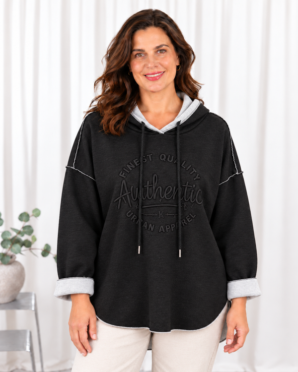 Harper sweatshirt, Sort