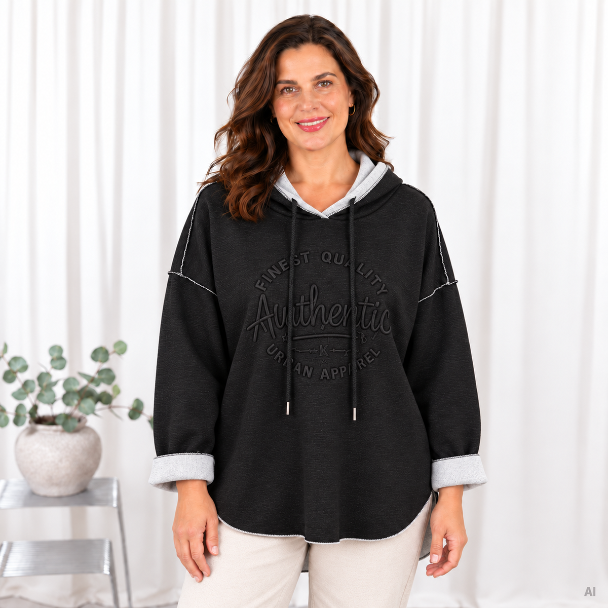 Harper sweatshirt, Sort