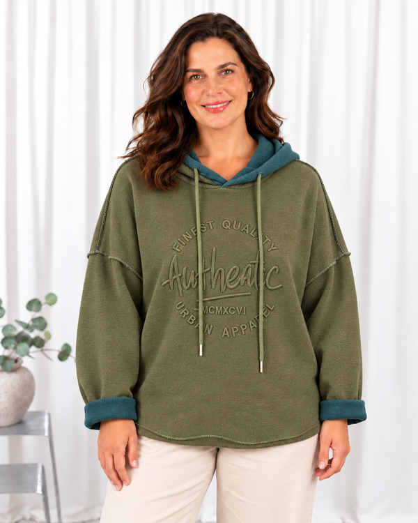 Harper sweatshirt, Armygrøn
